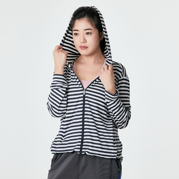 까칠이 후드점퍼 Navy Stripe